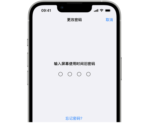 安州iPhone屏幕维修分享iPhone屏幕使用时间密码忘记了怎么办 