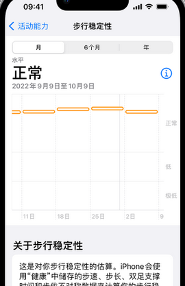 安州iPhone手机维修如何在iPhone开启'步行稳定性通知'