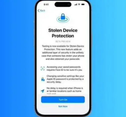 安州苹果授权维修店分享被盗设备保护功能开启方法 