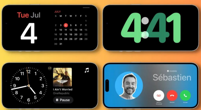 安州苹果手机维修分享iOS17横屏充电待机显示有什么好处 