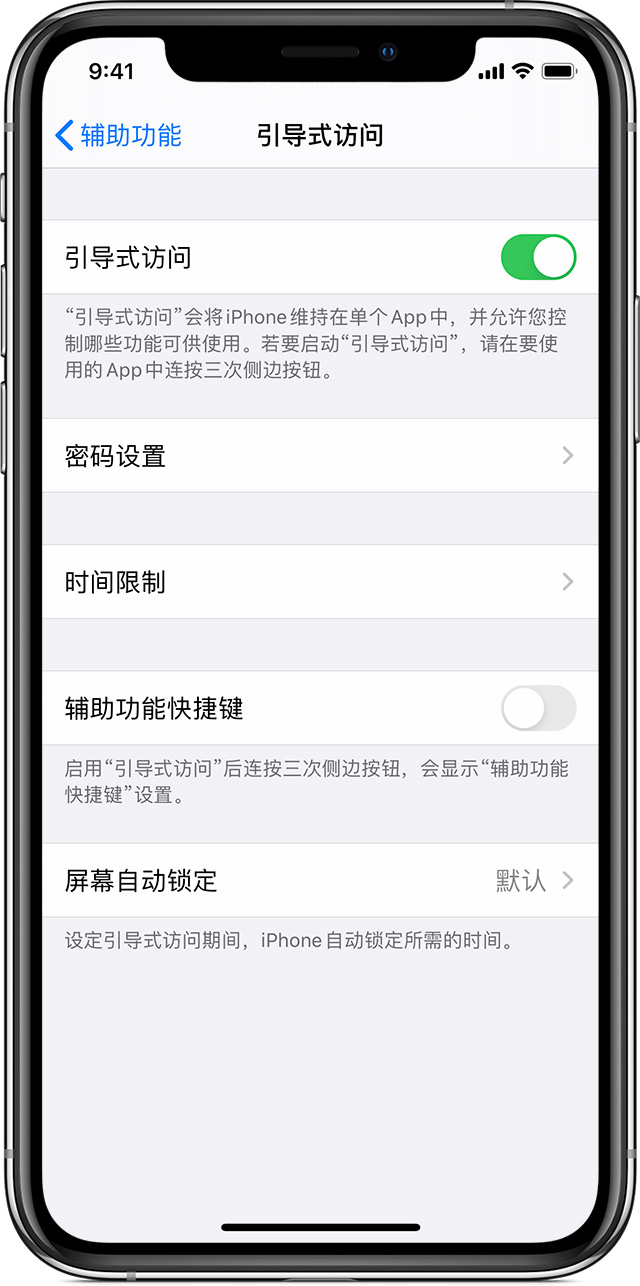 安州苹果手机维修分享如何在 iPhone 上退出引导式访问 