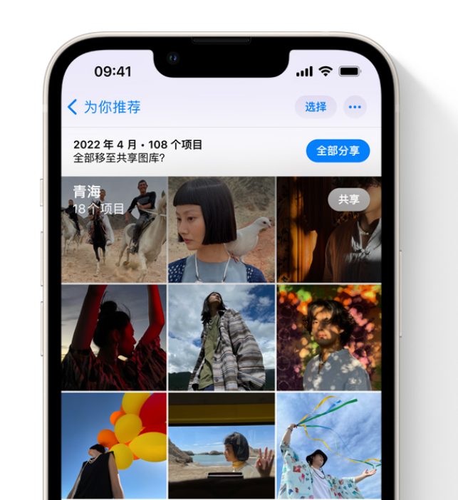 安州苹果维修网点分享在 iPhone 上使用共享图库 