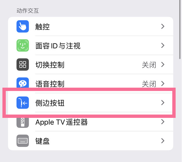 安州苹果14维修店分享iPhone14 Plus侧键双击下载功能关闭方法 