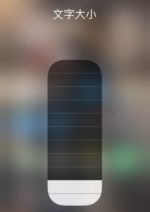 安州苹果手机维修分享小技巧：在 iPhone 控制中心快速调节字体大小 